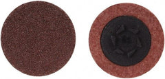 Merit Abrasives - 2" Disc Diam, 60 Grit, Aluminum Oxide Quick Change Disc - Type P Attaching System, Coated, Brown, 30,000 RPM, ALO Series - Industrial Tool & Supply