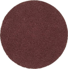 Merit Abrasives - 1-1/2" Disc Diam, 100 Grit, Aluminum Oxide Quick Change Disc - Type P Attaching System, Coated, Brown, 30,000 RPM, ALO Series - Industrial Tool & Supply