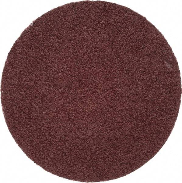 Merit Abrasives - 1-1/2" Disc Diam, 80 Grit, Aluminum Oxide Quick Change Disc - Type P Attaching System, Coated, Brown, 30,000 RPM, ALO Series - Industrial Tool & Supply