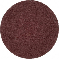Merit Abrasives - 1-1/2" Disc Diam, 80 Grit, Aluminum Oxide Quick Change Disc - Type P Attaching System, Coated, Brown, 30,000 RPM, ALO Series - Industrial Tool & Supply