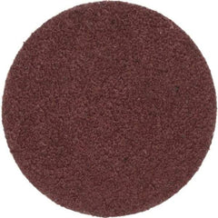 Merit Abrasives - 1-1/2" Disc Diam, 60 Grit, Aluminum Oxide Quick Change Disc - Type P Attaching System, Coated, Brown, 30,000 RPM, ALO Series - Industrial Tool & Supply