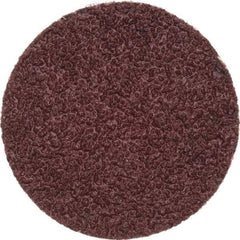 Merit Abrasives - 1-1/2" Disc Diam, 40 Grit, Aluminum Oxide Quick Change Disc - Type P Attaching System, Coated, Brown, 30,000 RPM, ALO Series - Industrial Tool & Supply