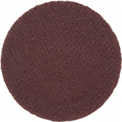Merit Abrasives - 1" Disc Diam, 320 Grit, Aluminum Oxide Quick Change Disc - Type P Attaching System, Coated, Brown, 40,000 RPM, ALO Series - Industrial Tool & Supply