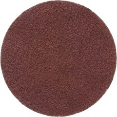 Merit Abrasives - 1" Disc Diam, 120 Grit, Aluminum Oxide Quick Change Disc - Type P Attaching System, Coated, Brown, 40,000 RPM, ALO Series - Industrial Tool & Supply