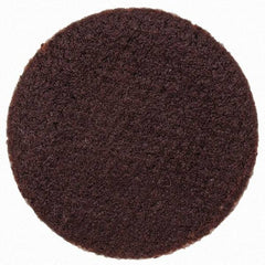 Merit Abrasives - 3/4" Disc Diam, 320 Grit, Aluminum Oxide Quick Change Disc - Type P Attaching System, Coated, Brown, 40,000 RPM, ALO Series - Industrial Tool & Supply