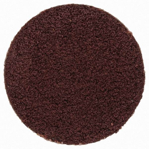 Merit Abrasives - 3/4" Disc Diam, 150 Grit, Aluminum Oxide Quick Change Disc - Type P Attaching System, Coated, Brown, 40,000 RPM, ALO Series - Industrial Tool & Supply