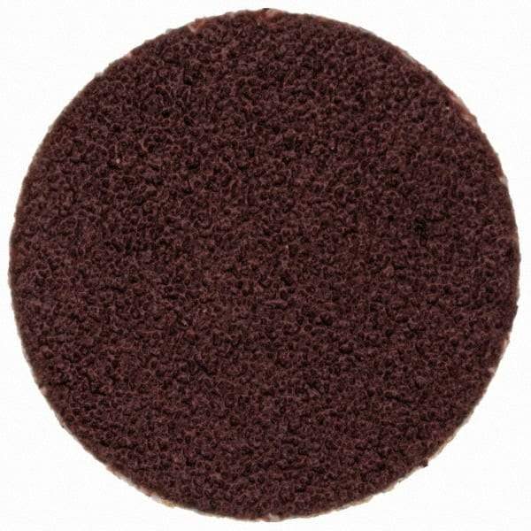 Merit Abrasives - 3/4" Disc Diam, 120 Grit, Aluminum Oxide Quick Change Disc - Type P Attaching System, Coated, Brown, 40,000 RPM, ALO Series - Industrial Tool & Supply