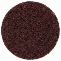 Merit Abrasives - 3/4" Disc Diam, 120 Grit, Aluminum Oxide Quick Change Disc - Type P Attaching System, Coated, Brown, 40,000 RPM, ALO Series - Industrial Tool & Supply