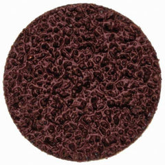 Merit Abrasives - 3/4" Disc Diam, 40 Grit, Aluminum Oxide Quick Change Disc - Type P Attaching System, Coated, Brown, 40,000 RPM, ALO Series - Industrial Tool & Supply