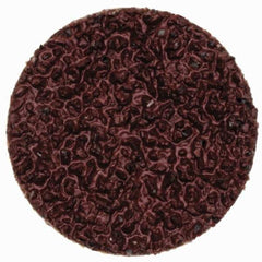 Merit Abrasives - 3/4" Disc Diam, 36 Grit, Aluminum Oxide Quick Change Disc - Type P Attaching System, Coated, Brown, 40,000 RPM, ALO Series - Industrial Tool & Supply