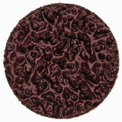 Merit Abrasives - 3/4" Disc Diam, 24 Grit, Aluminum Oxide Quick Change Disc - Type P Attaching System, Coated, Brown, 40,000 RPM, ALO Series - Industrial Tool & Supply