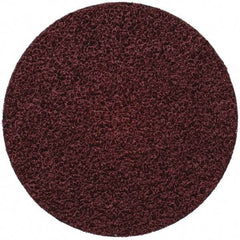 Merit Abrasives - 3" Disc Diam, 36 Grit, Aluminum Oxide Quick Change Disc - Type R Attaching System, Coated, Brown, 20,000 RPM, ALO Series - Industrial Tool & Supply