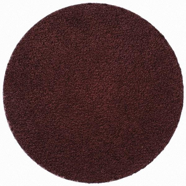 Merit Abrasives - 2" Disc Diam, 100 Grit, Aluminum Oxide Quick Change Disc - Type R Attaching System, Coated, Brown, 30,000 RPM, ALO Series - Industrial Tool & Supply