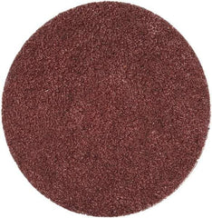 Merit Abrasives - 2" Disc Diam, 60 Grit, Aluminum Oxide Quick Change Disc - Type S Attaching System, Coated, Brown, 30,000 RPM, ALO Series - Industrial Tool & Supply