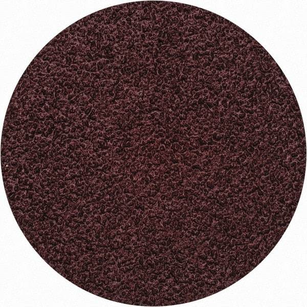 Merit Abrasives - 2" Disc Diam, 50 Grit, Aluminum Oxide Quick Change Disc - Type S Attaching System, Coated, Brown, 30,000 RPM, ALO Series - Industrial Tool & Supply