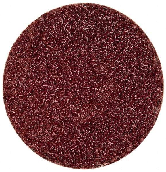 Merit Abrasives - 2" Disc Diam, 40 Grit, Aluminum Oxide Quick Change Disc - Type S Attaching System, Coated, Brown, 30,000 RPM, ALO Series - Industrial Tool & Supply
