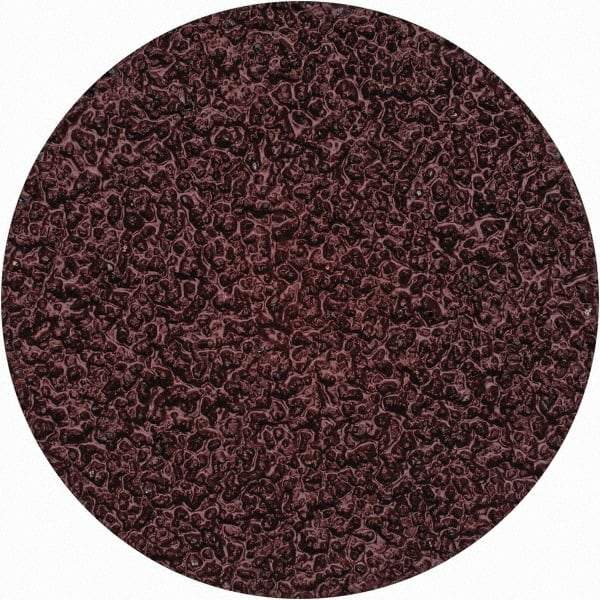Merit Abrasives - 2" Disc Diam, 36 Grit, Aluminum Oxide Quick Change Disc - Type II Attaching System, Coated, Brown, 30,000 RPM, ALO Series - Industrial Tool & Supply