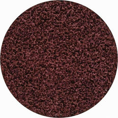 Merit Abrasives - 1-1/2" Disc Diam, 40 Grit, Aluminum Oxide Quick Change Disc - Type S Attaching System, Coated, Brown, 30,000 RPM, ALO Series - Industrial Tool & Supply