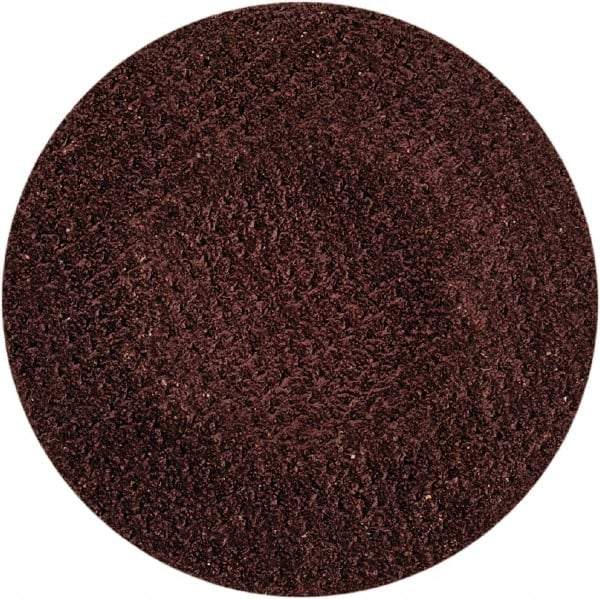 Merit Abrasives - 1" Disc Diam, 240 Grit, Aluminum Oxide Quick Change Disc - Type S Attaching System, Coated, Brown, 40,000 RPM, ALO Series - Industrial Tool & Supply