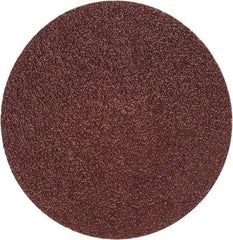 Merit Abrasives - 3" Disc Diam, 50 Grit, Aluminum Oxide Quick Change Disc - Type P Attaching System, Coated, Brown, 20,000 RPM, ALO Series - Industrial Tool & Supply