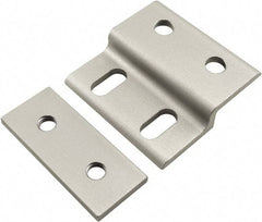 80/20 Inc. - 60mm Wide, Open Shelving Accessory/Component - Aluminum, Clear Anodized Finish, 58mm Long, Use with 30 Series & Bolt Kits 75-3615 & 11-8316 - Industrial Tool & Supply