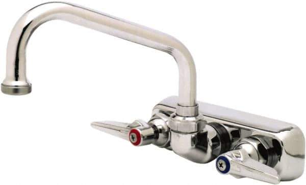 T&S Brass - Standard, 2 Way Design, Wall Mount, Workboard Wall Mount Faucet - 6 Inch Spout, Lever Handle - Industrial Tool & Supply