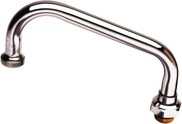 T&S Brass - Faucet Replacement 8" Swing Tube Spout - Use with T&S Faucets - Industrial Tool & Supply