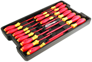 19PC CUSH GRIP SCREWDRIVER SET - Industrial Tool & Supply