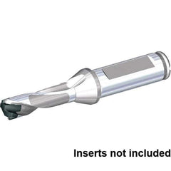 Kennametal - Series KenTIP, Head Connection Z, 5xD, 1" Shank Diam, Drill Body - 146.05mm Drill Body Length to Flange, KTIP Toolholder, 21.44mm Nose Diam, 202.05mm OAL, 146.05mm Drill Body Length, 140.55mm Flute Length, Through Coolant - Industrial Tool & Supply