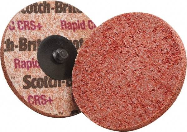 3M - 3" Disc Diam, Ceramic Quick Change Disc - Type R Attaching System, Coated, Extra Coarse Grade - Industrial Tool & Supply