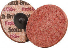 3M - 3" Disc Diam, Ceramic Quick Change Disc - Type R Attaching System, Coated, Extra Coarse Grade - Industrial Tool & Supply
