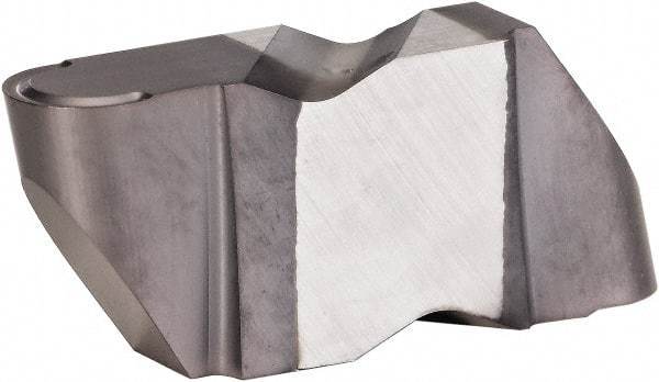 Kennametal - 4062NR K Grade KCU10, 3.18mm Cutting Width Carbide Grooving Insert - 3.81mm Max Depth of Cut, Left Hand, 1.59mm Corner Radius, AlTiN Finish - Industrial Tool & Supply