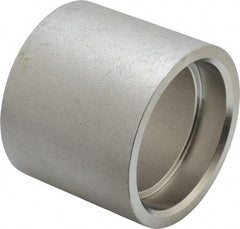 Merit Brass - 2" Grade 316 Stainless Steel Pipe Coupling - Socket Weld x Socket Weld End Connections, 150 psi - Industrial Tool & Supply