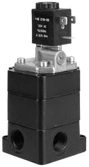 ARO/Ingersoll-Rand - 2.8 CV Flow Rate, 4 Way Poppet Air Control Valve - 1/2" NPT Inlet, 120 VAC, Solenoid Actuator - Industrial Tool & Supply