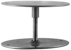 Don-Jo - 2-5/8" Diam Filler Plate - Steel, Silver Coated Finish - Industrial Tool & Supply