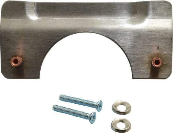 Don-Jo - 7" Long x 3-1/4" Wide, Latch Protector - Stainless Steel - Industrial Tool & Supply