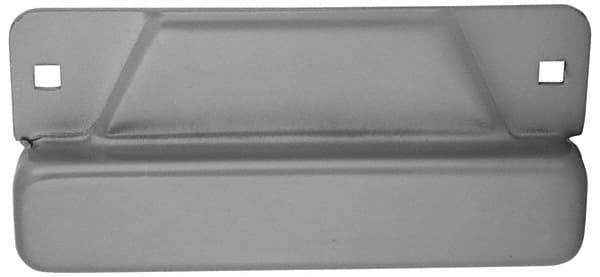 Don-Jo - 8" Long x 3-1/2" Wide Strike Protector - Duro Coated Steel - Industrial Tool & Supply