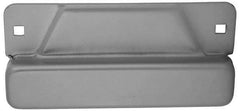 Don-Jo - 8" Long x 3-1/2" Wide Strike Protector - Silver Coated Steel - Industrial Tool & Supply