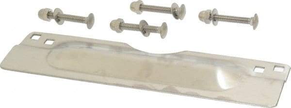 Don-Jo - 11" Long x 3" Wide, Latch Protector - Stainless Steel - Industrial Tool & Supply