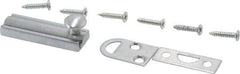 Don-Jo - 2" Long, 1/2" Wide Brass Slide Bolt - US26D Satin Chrome Plated - Industrial Tool & Supply