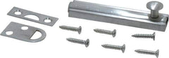 Don-Jo - 3" Long, 1/2" Wide Brass Slide Bolt - US26D Satin Chrome Plated - Industrial Tool & Supply