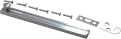 Don-Jo - 6" Long, 1/2" Wide Brass Slide Bolt - US26D Satin Chrome Plated - Industrial Tool & Supply