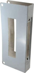Don-Jo - 5" Wide x 12" High, Stainless Steel, Door Reinforcer - 1-3/4" Thick Door, 2-3/4" Backset - Industrial Tool & Supply