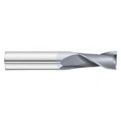 17/64 Dia. x 2-1/2 Overall Length 2-Flute Square End Solid Carbide SE End Mill-Round Shank-Center Cut-TiCN - Industrial Tool & Supply