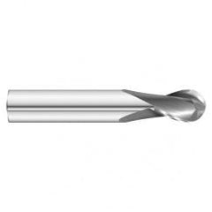 1/2 x 3/4 x 3 2 Flute Ball Nose  End Mill- Series 3215STB - Industrial Tool & Supply