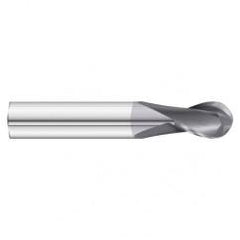 3/4 x 1 x 4 2 Flute Ball Nose  End Mill- Series 3215STB - Industrial Tool & Supply