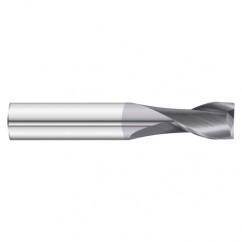 3/4 Dia. x 4 Overall Length 2-Flute Square End Solid Carbide SE End Mill-Round Shank-Center Cut-TiAlN - Industrial Tool & Supply