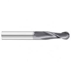 1/2 x 1-1/2 x 4 2 Flute Ball Nose  End Mill- Series 3215XL - Industrial Tool & Supply