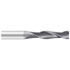 3/16 Dia. x 3 Overall Length 2-Flute Square End Solid Carbide SE End Mill-Round Shank-Center Cut-TiAlN - Industrial Tool & Supply
