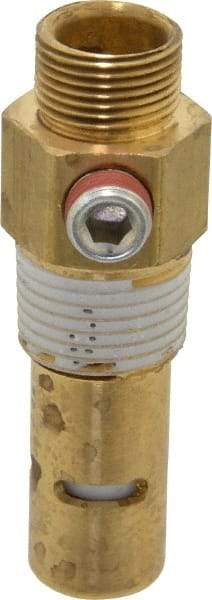 Conrader - 1/2" Brass Check Valve - In-Tank, Comp x MNPT - Industrial Tool & Supply